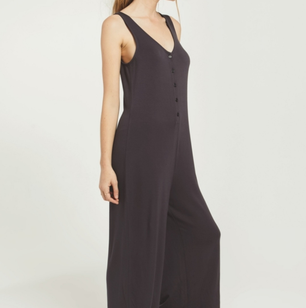 Z Supply washed black Mojave jumpsuit